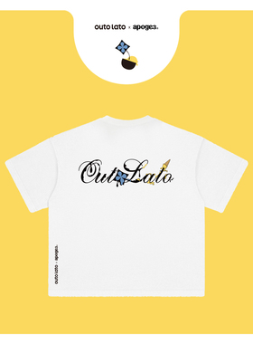 APOGE3 X OUTO LATO  凹凸意式冰淇淋联名T恤宽松潮牌街头纯棉