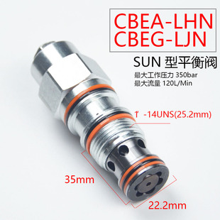 SUN型平衡阀抗衡阀CBEA CBEG LHN LJN CBA-T02-L1RN L3RN
