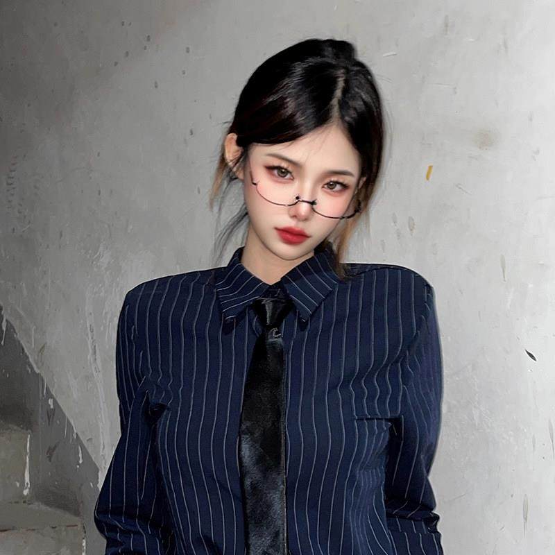 cosplay下半框禁欲装饰眼镜网红二次元御姐女jk软妹镜架日系复古