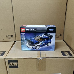 LEGO乐高75885福特嘉年华超级赛车系列儿童拼搭积木玩具礼物摆件