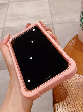 苹果12手机壳13套iphone11气囊X防摔promax加厚XR全包xsmax带支架8plus三合一7P硅胶6sp套ip6s女SE包边十三pm