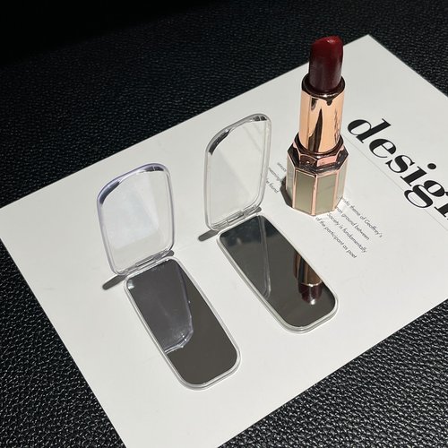 便携折叠翻盖补妆镜子支架背胶