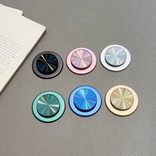 高级感cd纹磁吸手机支架气囊伸缩可拆卸背贴超薄手持指环扣2025新款桌面支撑手机架强磁性吸附式折叠追剧配件