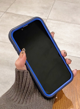高出屏幕17适用苹果16手机壳15plus新款14pro三合一iPhone13promax双层ip12加厚Air防尘塞11支架全包防摔硅胶