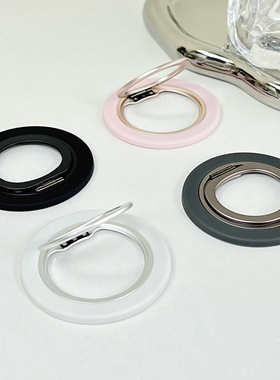 magsafe磁吸手机支架超薄可360度旋转指环扣支点背贴桌面支撑手机架吸附式扣指环适用苹果16promax15pro14p13