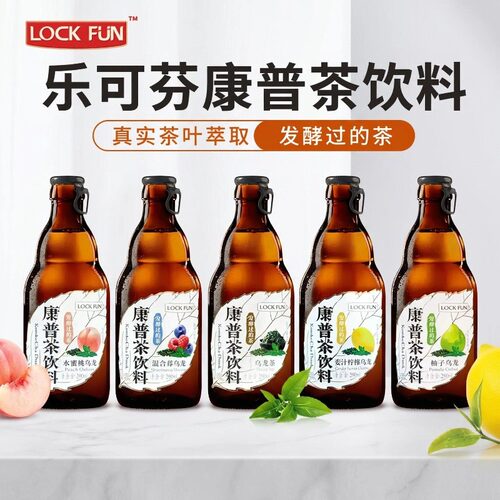 乐可芬乌龙康普茶整箱送蜂蜜水