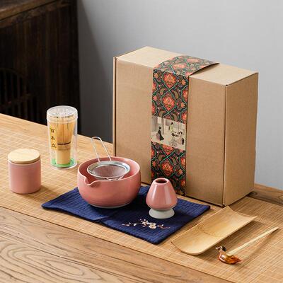 日式抹茶茶具9件套高端礼盒