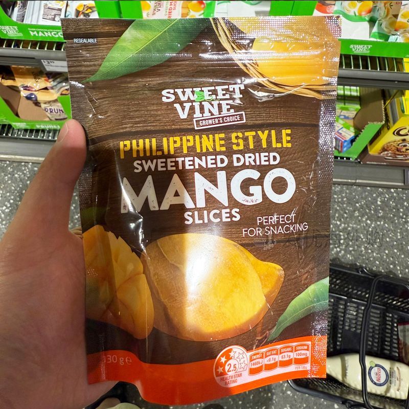澳洲ALDI超市sweet vine Philippine style菲律宾芒果干130g