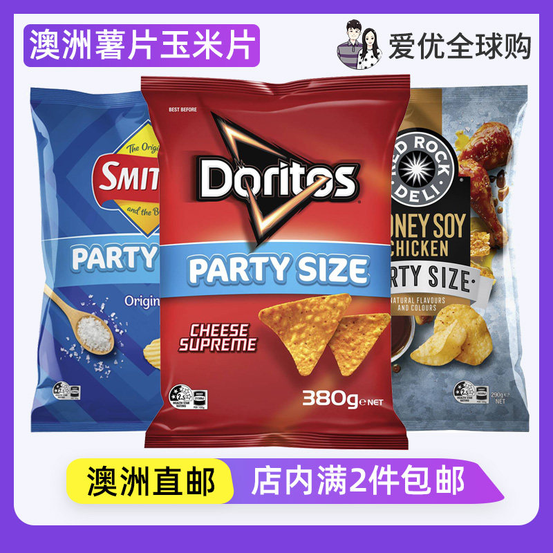 澳洲Doritos墨西哥玉米片芝士Red Rock Deli 红岩薯片蜂蜜酱油鸡
