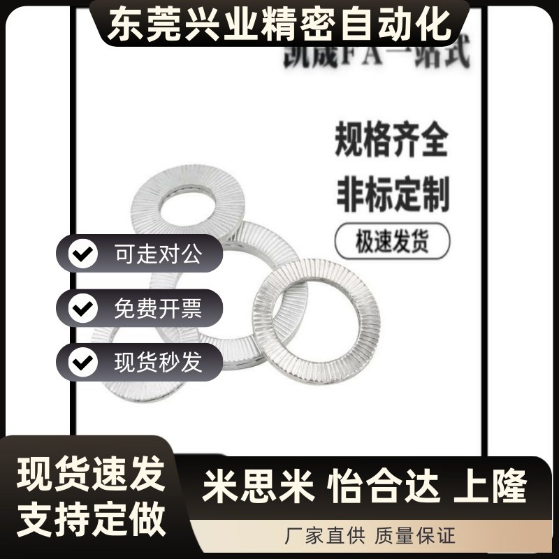 不锈钢双叠垫圈NLDF3/4/5/6/8/10/12/14/16/18/20/22/24/27/30/33