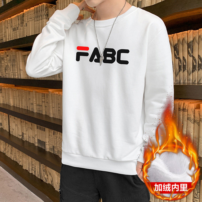 2023现货主推秋冬新款潮流男士FABC印花卫衣加绒大码JR030-P19,男装卫衣,星座1816-1（原1210-1）