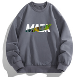 现货跑量2025春秋新款大码休闲男士套头印花圆领卫衣打底F171-P15，男装T恤，星座1816-1（原1210-1）