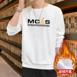 抖音直播秋冬现货新款潮流字母印花加绒卫衣套头JR051-P19，男装卫衣，星座1816-1（原1210-1）