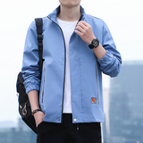 现货主推秋装2024立领港风潮流修身休闲外衣男装外套夹克2031-P38，男装夹克，星座1816-1（原1210-1）
