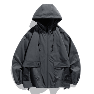 外贸秋装大码户外连帽冲锋衣三防登山服夹克男士上衣外套2381-P55图片