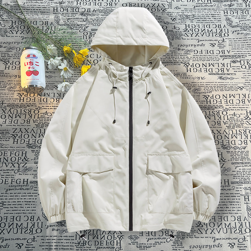 外贸秋装大码户外连帽冲锋衣三防登山服夹克男士上衣外套2381-P55,男装夹克,星座1816-1（原1210-1）