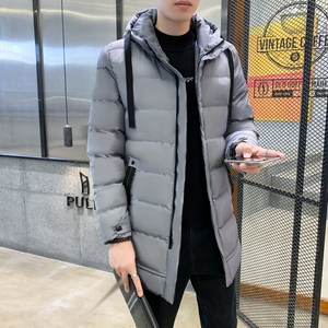 M-7XL冬季2025新款男士中长款大码连帽棉衣棉服MY9588-P60大码P70图片