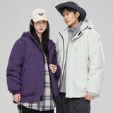 2025冬季新款棉服加厚大码情侣冲锋衣潮牌连帽外套棉衣MY845-P65，男装夹克，星座1816-1（原1210-1）