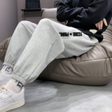 秋冬2025新款现货潮流男士字母印花休闲运动长裤大码K905，女装休闲裤，星座1816-1（原1210-1）