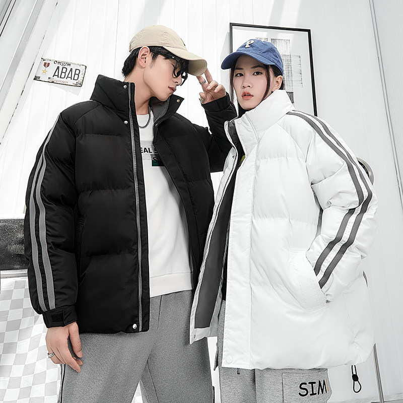 2025冬季新款韩版宽松情侣外套面包服加厚棉衣立领棉袄MY8201-P55,男装棉衣,星座1816-1（原1210-1）