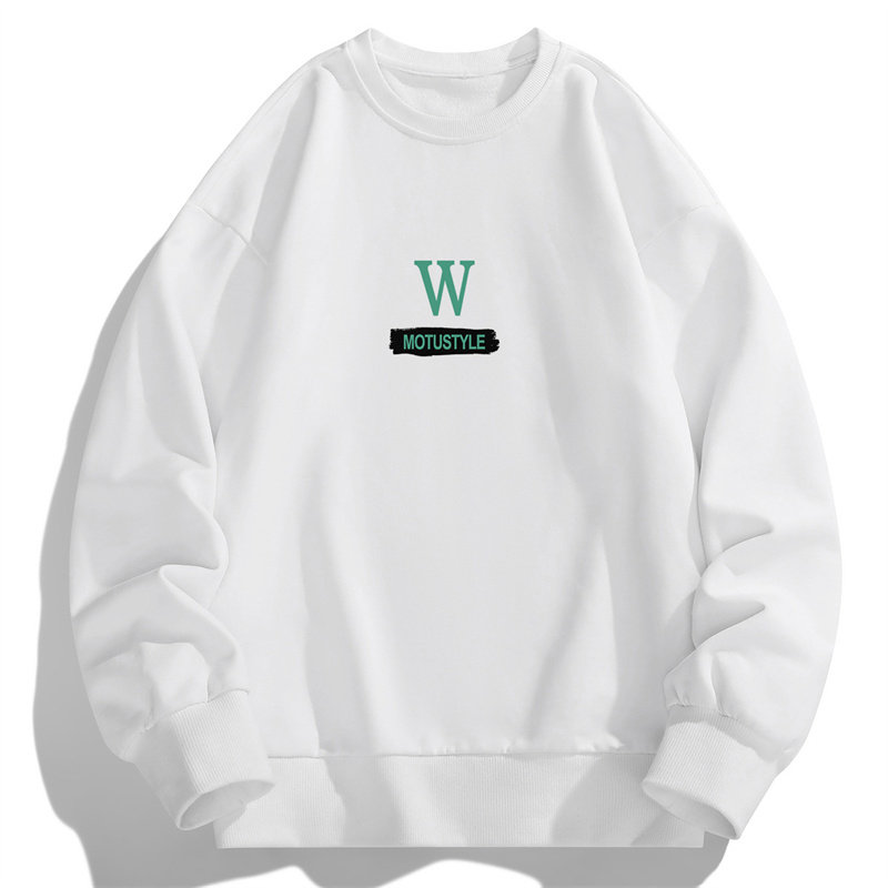 外贸跨境现货2025春秋学生新款男士潮流字母印花卫衣班服F055-P15，男装卫衣，星座1816-1（原1210-1）