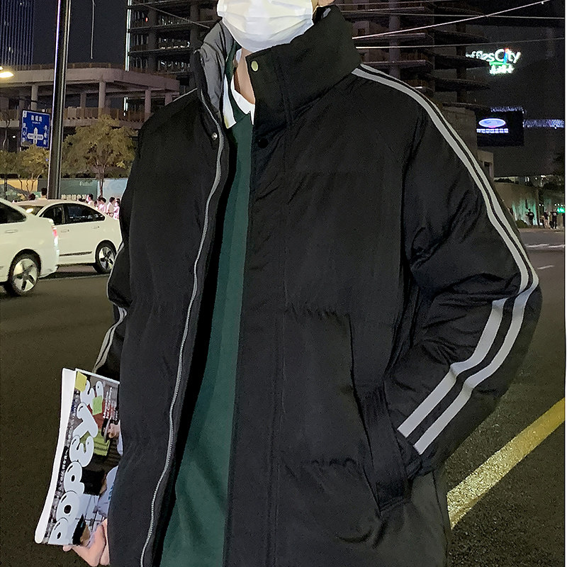 2025冬季新款韩版宽松情侣外套面包服加厚棉衣立领棉袄MY8201-P55,男装棉衣,星座1816-1（原1210-1）