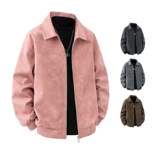 2025秋季新款男皮衣帥氣機(jī)車飛行夾克美式戶外機(jī)能外套PY2377-P53圖片