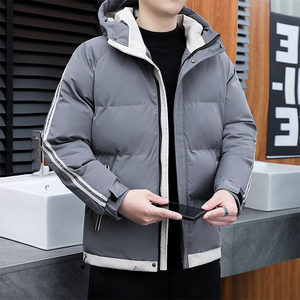 2025冬季棉服男士外套加厚潮牌连帽棉袄保暖棉衣男百搭M5811-P48图片