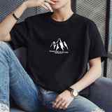 现货主推2025夏季新款青年男士休闲印花圆领大码短袖T恤DT168-P10，男装T恤，星座1816-1（原1210-1）