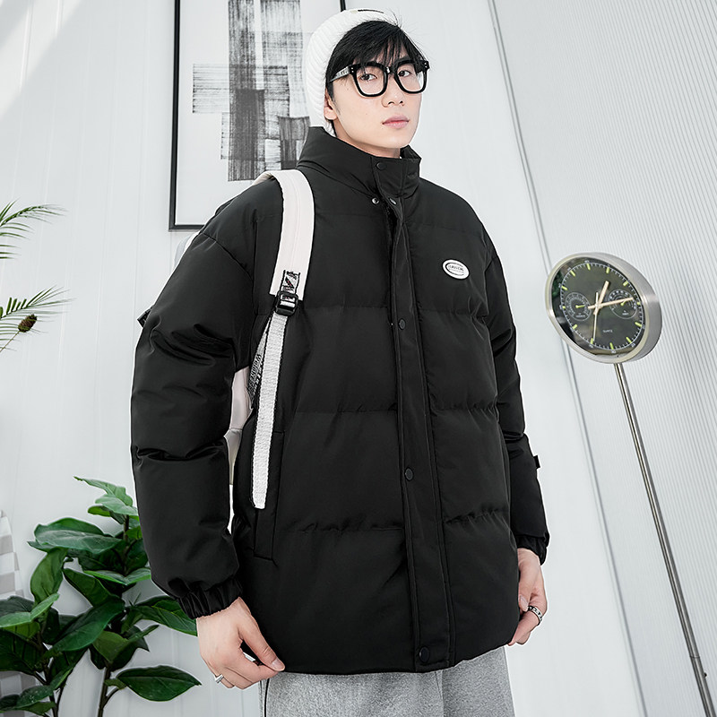 2024冬季新款港风男小牛津立领加厚保暖情侣棉衣外套女MY8888P55,男装棉衣,星座1816-1（原1210-1）