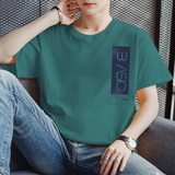 现货主推量大8块2025夏季新款男士字母印花圆领短袖T恤DT006-P10，男装T恤，星座1816-1（原1210-1）