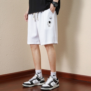 现货主推有差价2025夏季新款男士大码华夫格印花五分裤DK713-P15图片