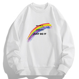 春秋现货潮流新款男士2024青年男士彩虹印花卫衣套头上衣F031-P15，男装卫衣，星座1816-1（原1210-1）