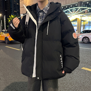2024棉衣男冬季连帽棉袄外套韩版潮流情侣宽松面包棉服MY8028-P63图片