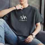 现货主推2025夏季新款青年男士休闲印花圆领大码短袖T恤DT168-P10，男装T恤，星座1816-1（原1210-1）