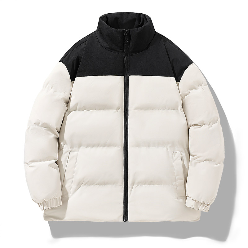 石墨烯男加厚棉袄立领防风保暖棉服潮流百搭拼色外套MY2358-P45图片