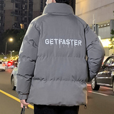 2025冬季新款韩版宽松情侣外套面包服加厚棉衣立领棉袄MY8201-P55，男装棉衣，星座1816-1（原1210-1）