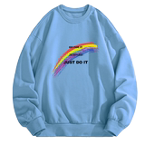 春秋现货潮流新款男士2024青年男士彩虹印花卫衣套头上衣F031-P15，男装卫衣，星座1816-1（原1210-1）