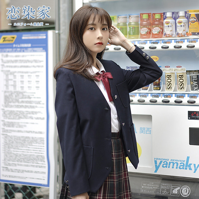 恋染家正版jk西装外套秋冬季制服休闲日系学生可爱原创西服女上衣