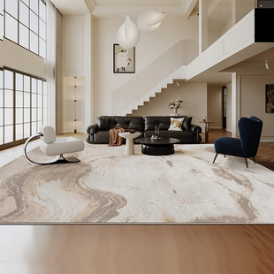 客厅地毯现代简约沙发茶几毯意式高级感侘寂轻奢2025新款法式美式