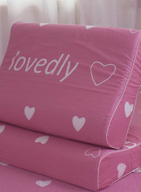 纯棉乳胶枕套50X30成人60X40枕头套35X55中号35X60一对40X65拉链