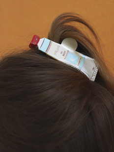 sorgenti原创设计鸭燕子水彩颜料抓夹 醋酸鲨鱼夹小众有趣发饰