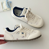 荔枝公园原创小熊透气小白鞋 潮鞋 子女2026新款 厚底百搭软底板鞋