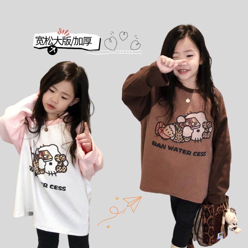 女童宽松大版加厚打底T恤 洋气小女孩上衣 很厚 350克 冬季可穿,童装/婴儿装/亲子装,T恤,淘宝优惠券,粉丝福利购,淘宝优惠卷