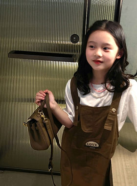 女童背带裙休闲夏裙子