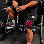 夏季 速干运动透气健美四分裤 男士 训练美式 男 健身专用短裤 GASP新款