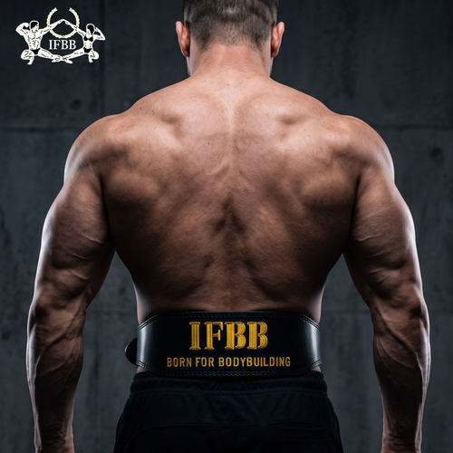【官方正品】IFBB软牛皮健身腰带