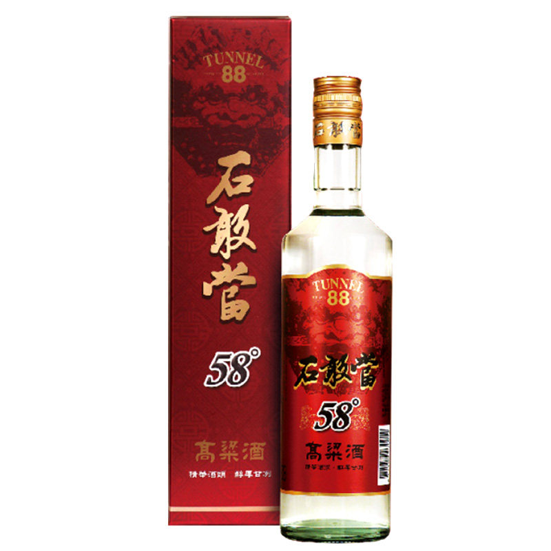 2009年份13年老酒 八八坑道石敢当58度600ml台湾高度白酒纯粮食酒
