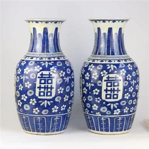清代青花瓶价格 清代青花瓶图片 星期三