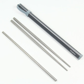 铝制筷子收纳盒户外单人筷子盒家用果汁饮料钛吸管旅行餐具收纳仓